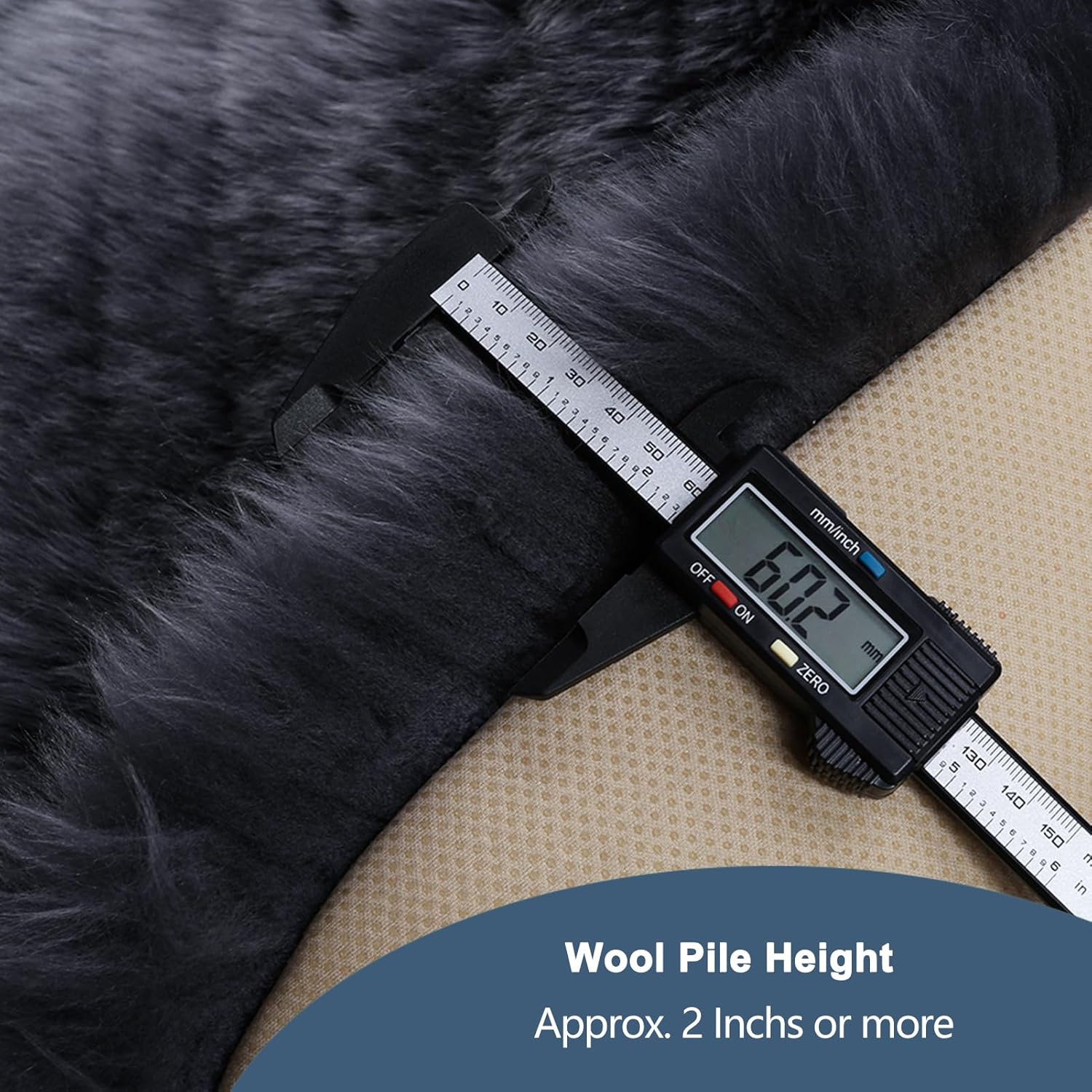 OGLAND Fluffy Sheepskin Car Seat Cover-Fuzzy Fur Auto Cushion for Universal Automotive Protector (Pink, 1 Pcs Front Seat Cover) - Image 6