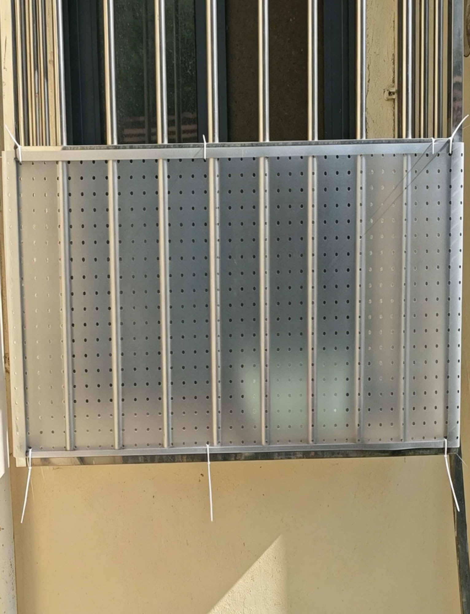 Écran de confidentialité for Balcon et terrasse plastique perforé 60x110cm