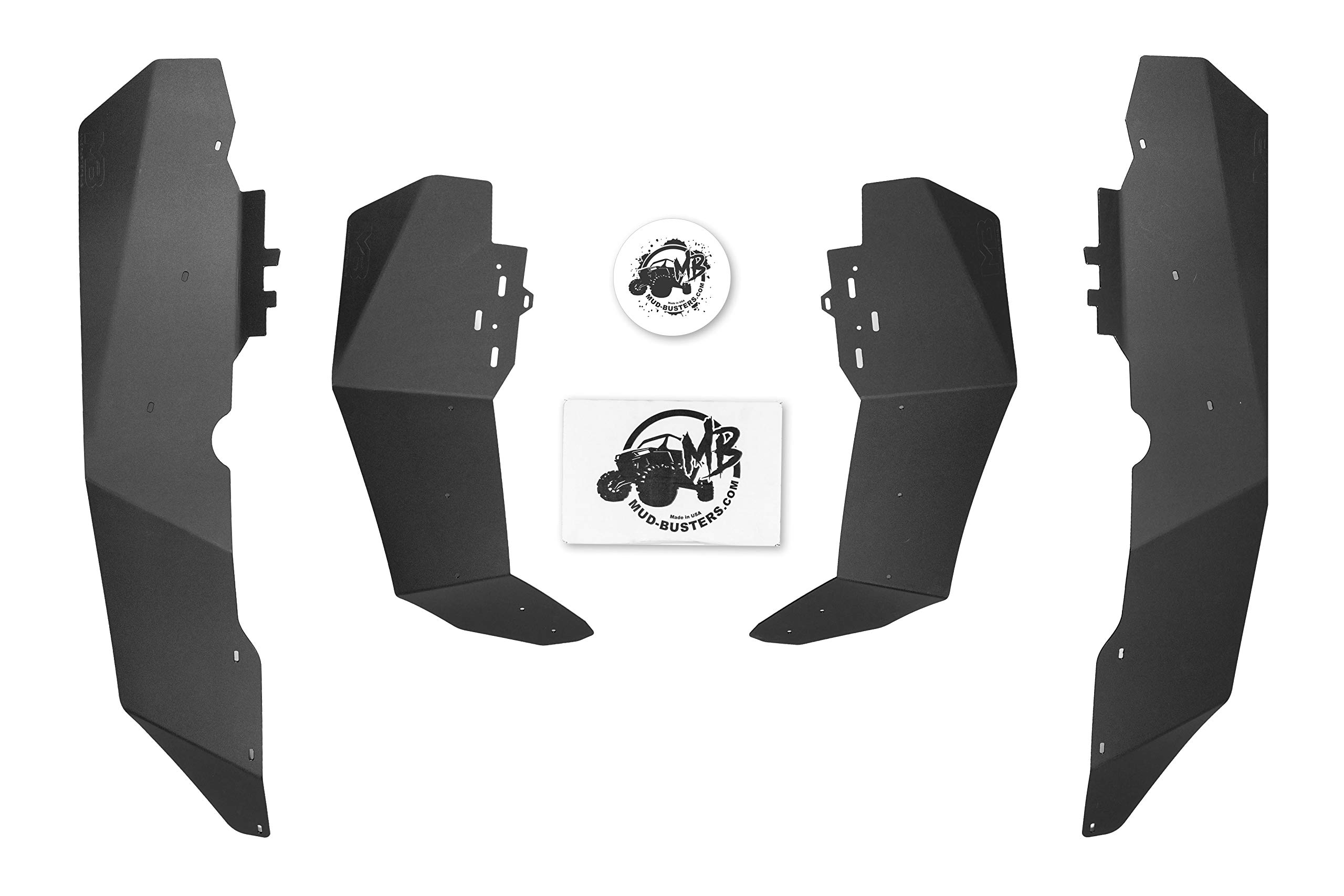 Max Fender Flares for 2018-2022 Polaris RZR Turbo S (72inch)