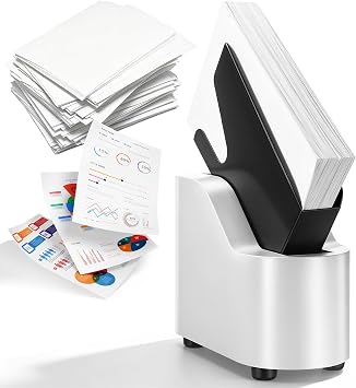 MARMERDO Automatic Desktop Paper Jogger, 300 Sheets Large Load