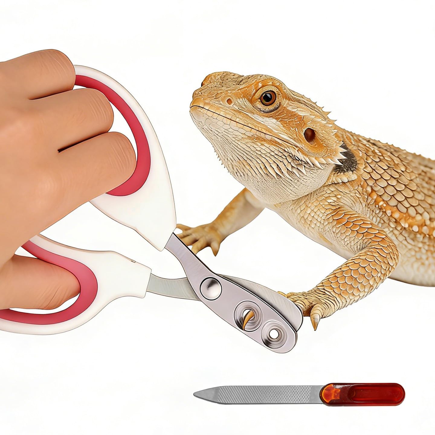 FurryShell Professional Stainless Steel Bearded Dragon Nail - grooming pet | Mubboo