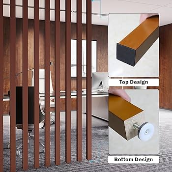 格子状木製ブラックパーテーション スラットデザイン 格子状木製ブラックパーテーション スラットデザイン