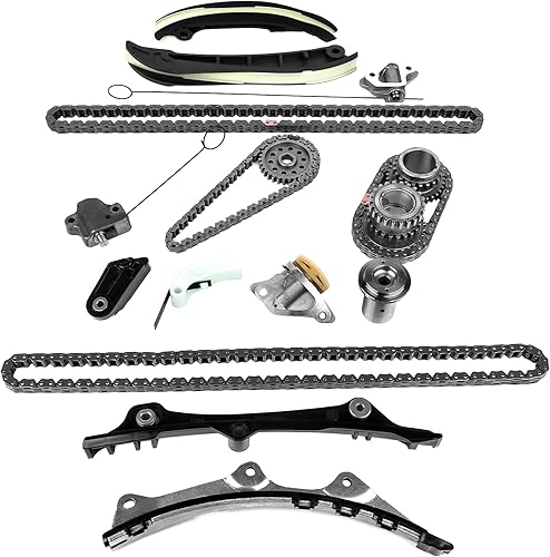 Miniatura 2 de GELUOXI Kit de cadena de distribución de motor Pentastar 3.6 para Chrysler 300 Dodge Charger Ram 1500 Jeep Grand Cherokee 3.6L V6 5184352AF