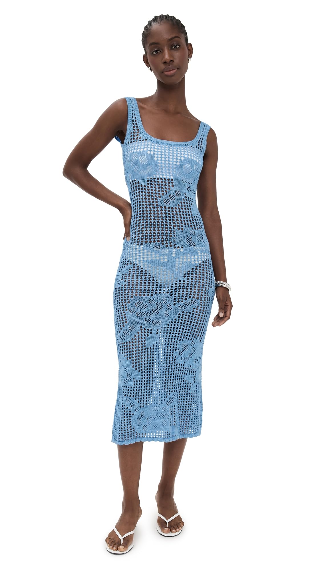 Bailey Rose Womens Crochet Dress