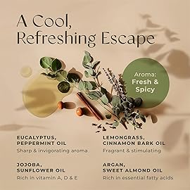 Gya Labs Soothing Massage Oil - 6.76 Fl Oz - Non-Greasy Formula for Sore Muscles, Deep Relaxation & All Skin Types - Suitable for Men & Women