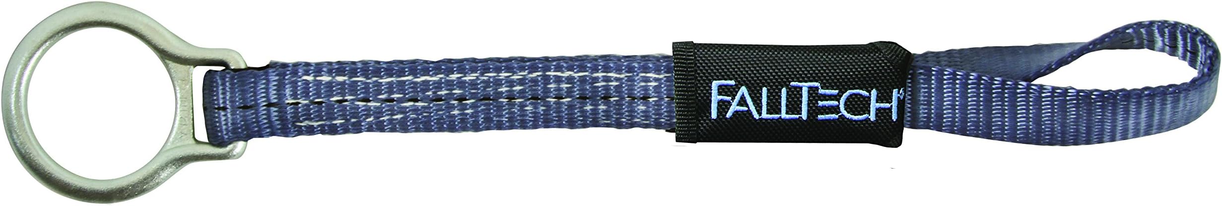 FallTech 8366L D-Ring Extender - Web with Choking Loop and D-Ring, 18", Blue
