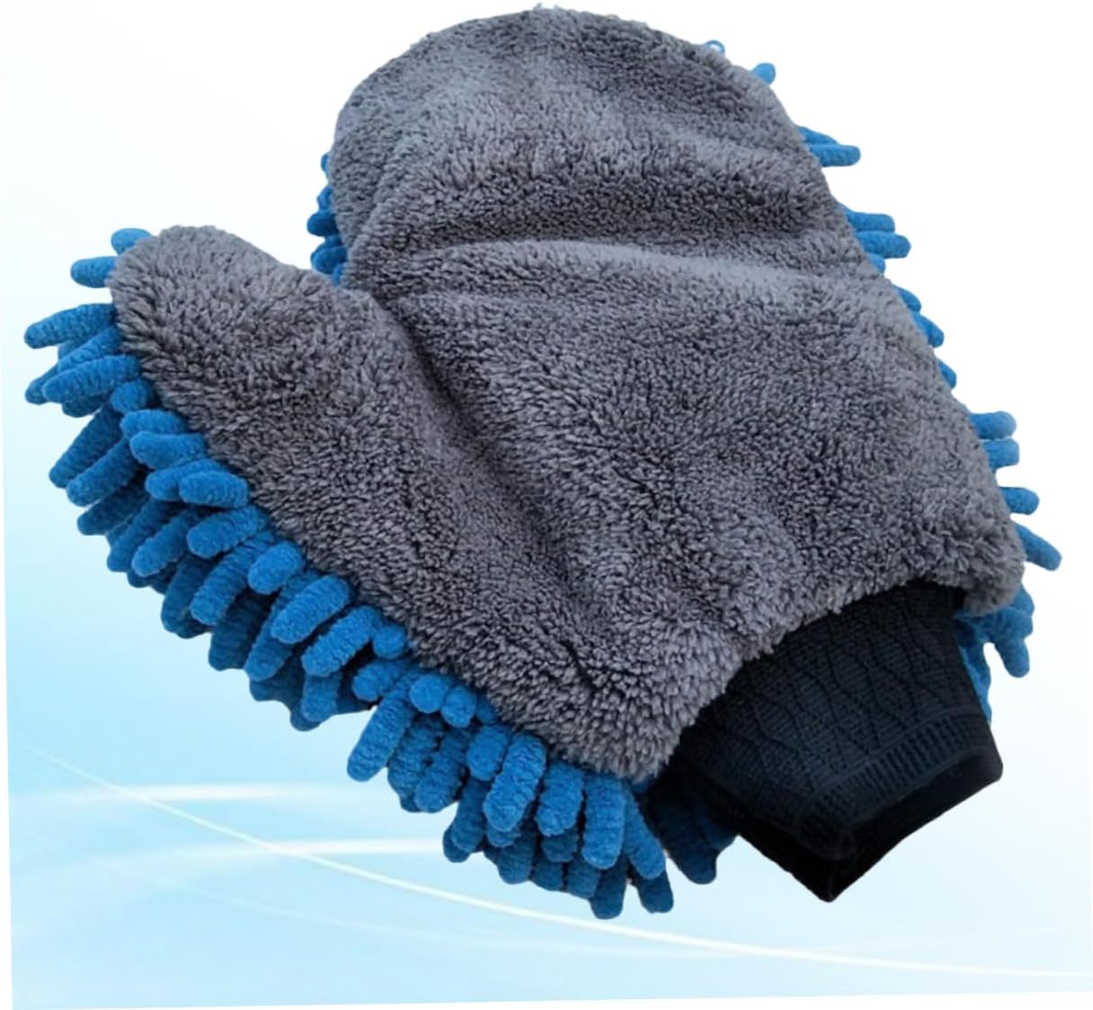 Dusting Mittens for Car Wash Scratch Water-adsorbing Soft Chenille Gloves for Home Cleaning