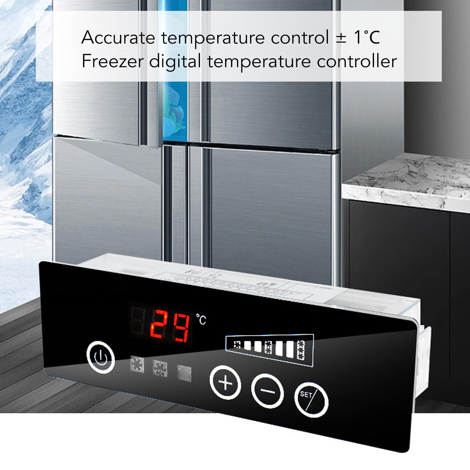 Termostato digitale multifunzione ad alta precisione per frigorifero serra 220V