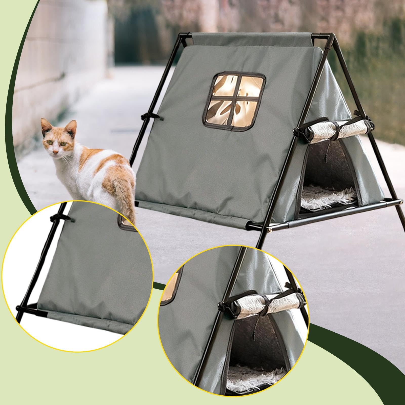 Amazon | Lycass 猫用テントハウス 巣型ベッド 通気性 隠れ家