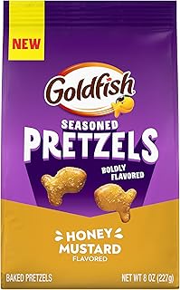 Goldfish Honey Mustard Seasoned Pretzels, 8 Ounce Bag
