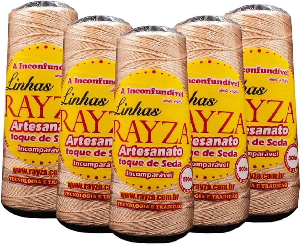 Linhas para crochê Rayza Artesanato Grossa tex 288 - Cor 002-bege