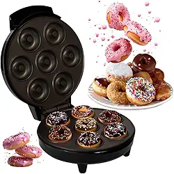 Mini Máquina De Fazer Donuts Onyon Rosquinhas 7 Furos 110v Preto