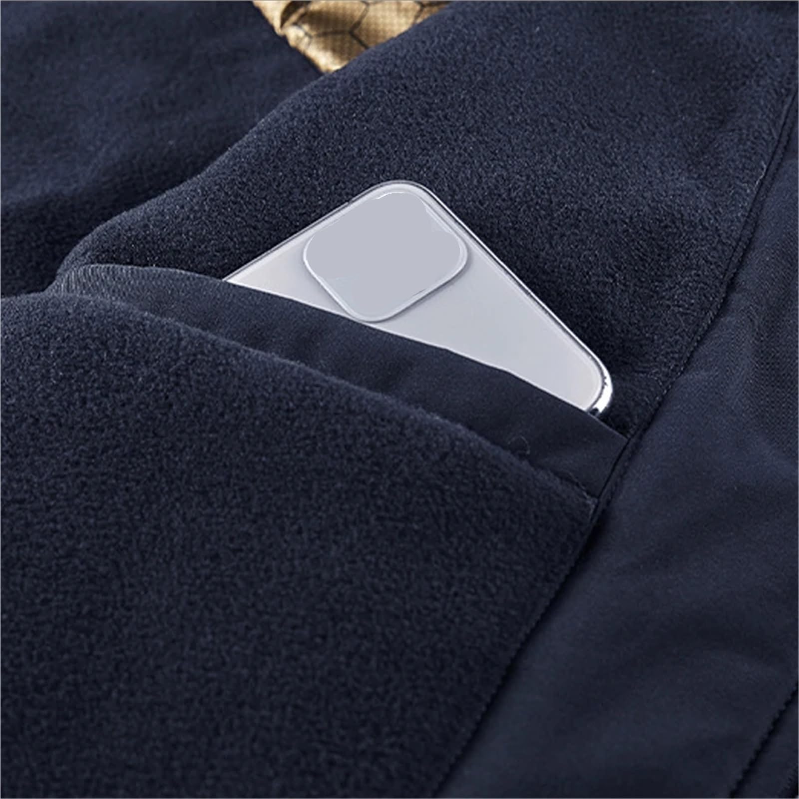 Giacche invernali impermeabili Softshell da uomo, con cappuccio, for pesca, escursionismo, campeggio, arrampicata, sci, sport all'aria aperta Per Uomo