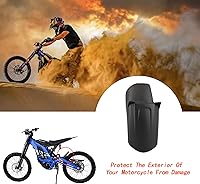 Vista 8 de Guardabarros de Amortiguador Trasero, Guardabarros de Rueda Trasera de Vehículo Eléctrico para Bicicleta Eléctrica Sur Ron X/S Negro