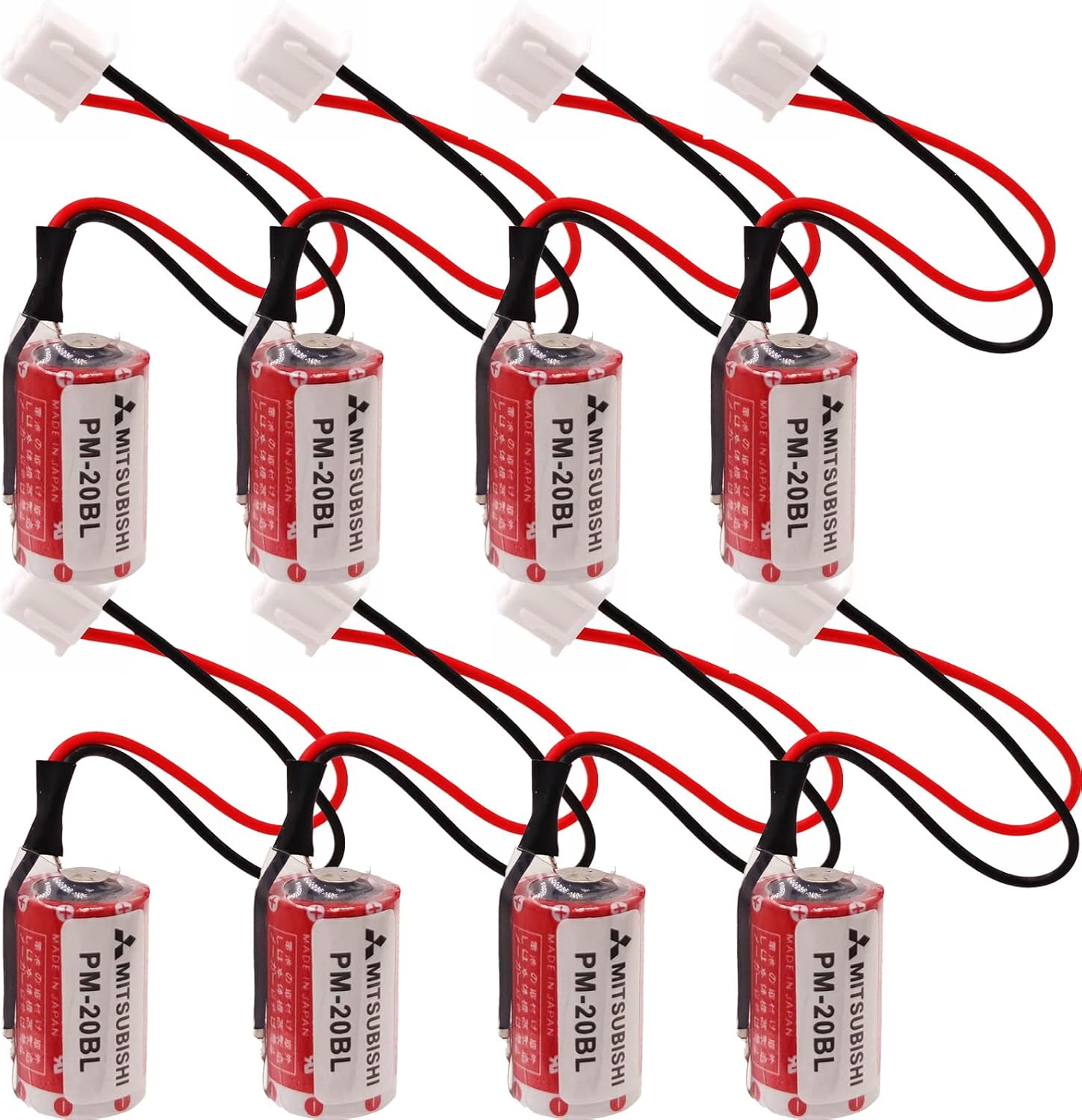 8 PCS Battery Compatible for MAXELL ER3 3.6V 1100mAh PLC