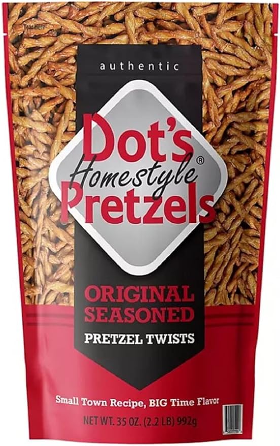 Dot's Pretzels Homestyle Pretzels Original Seasoned (35 oz.) Amazon