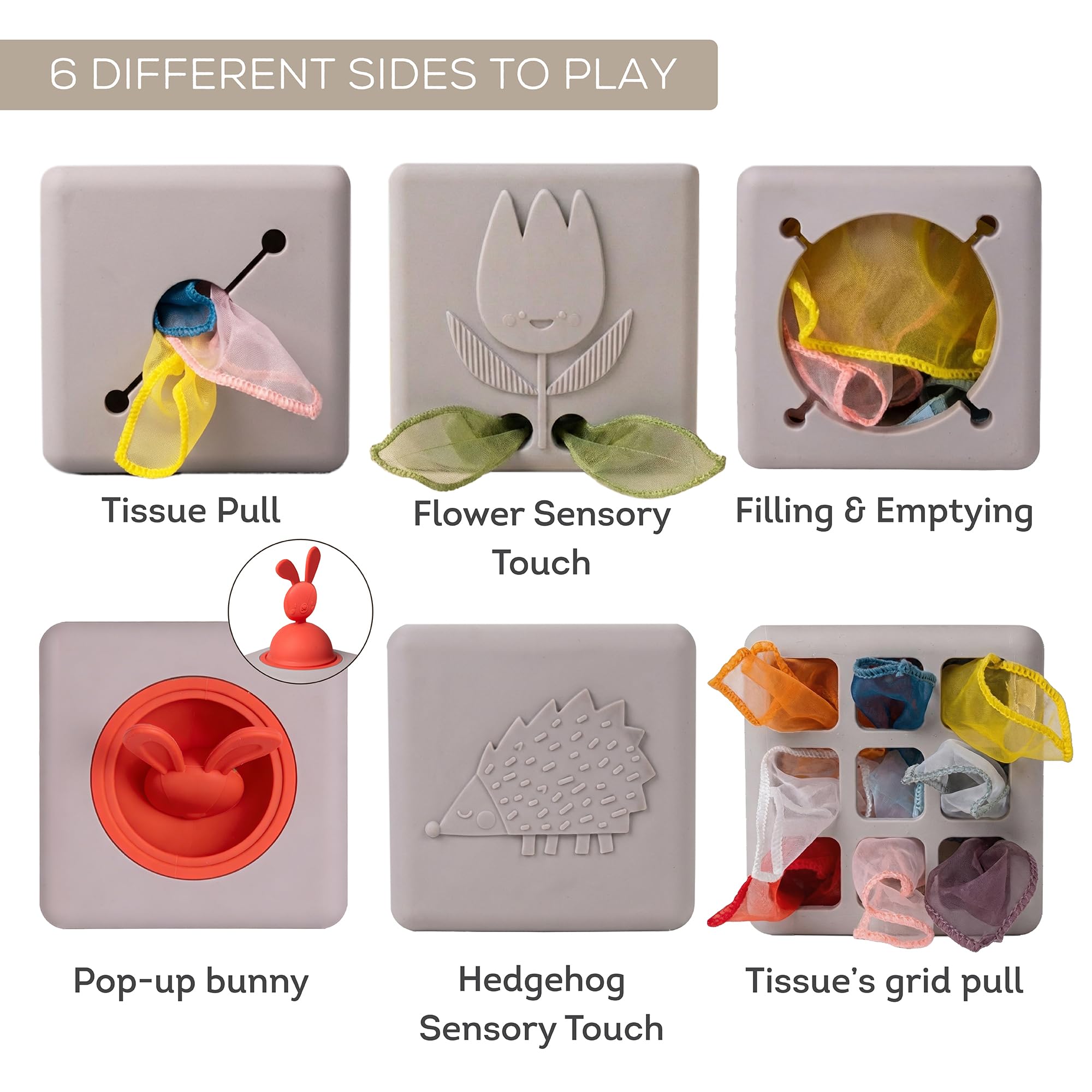 Boite à lingettes Pop-up - Taf Toys - Boutique BCD JEUX