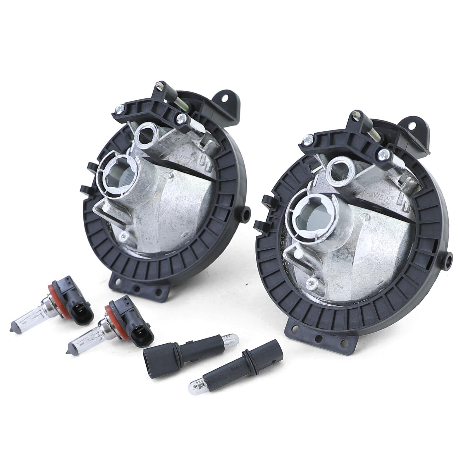 Carparts-Online Klarglas Nebelscheinwerfer Schwarz Smoke für Mini R55 R56 R57 R58 R59 06-13