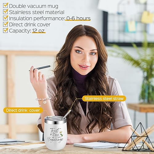 Miniatura 10 de Regalos de despedida, regalo de despedida para compañeras de trabajo, regalo de despedida de la suerte, caja de regalo de Navidad para compañera de