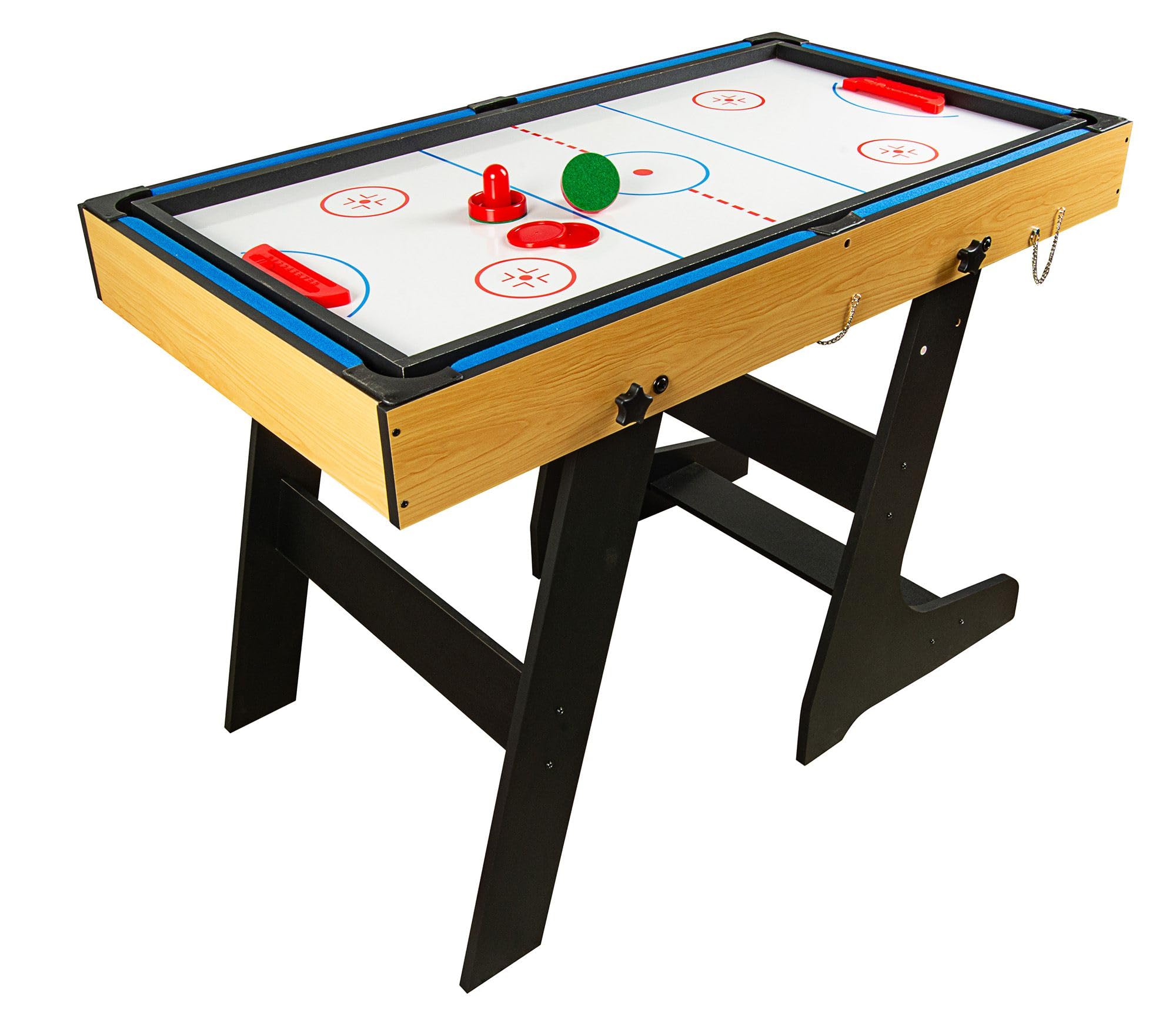 Tavolo Da Gioco 15 In 1 Leoamark - Biliardo, Calcio Balilla, Ping Pong, Pieghevole - Foto 9