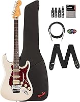 Vista 9 de Fender Player II Stratocaster - Paquete Rojo Coral con Funda, Correa, Cable, Paquete de 3 Púas y Kit de Limpieza de Guitarra