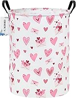 Vista 36 de Contenedor redondo de tela para almacenamiento, cesta decorativa, cesta organizadora con asas, para almacenamiento de ropa, libros y artículos