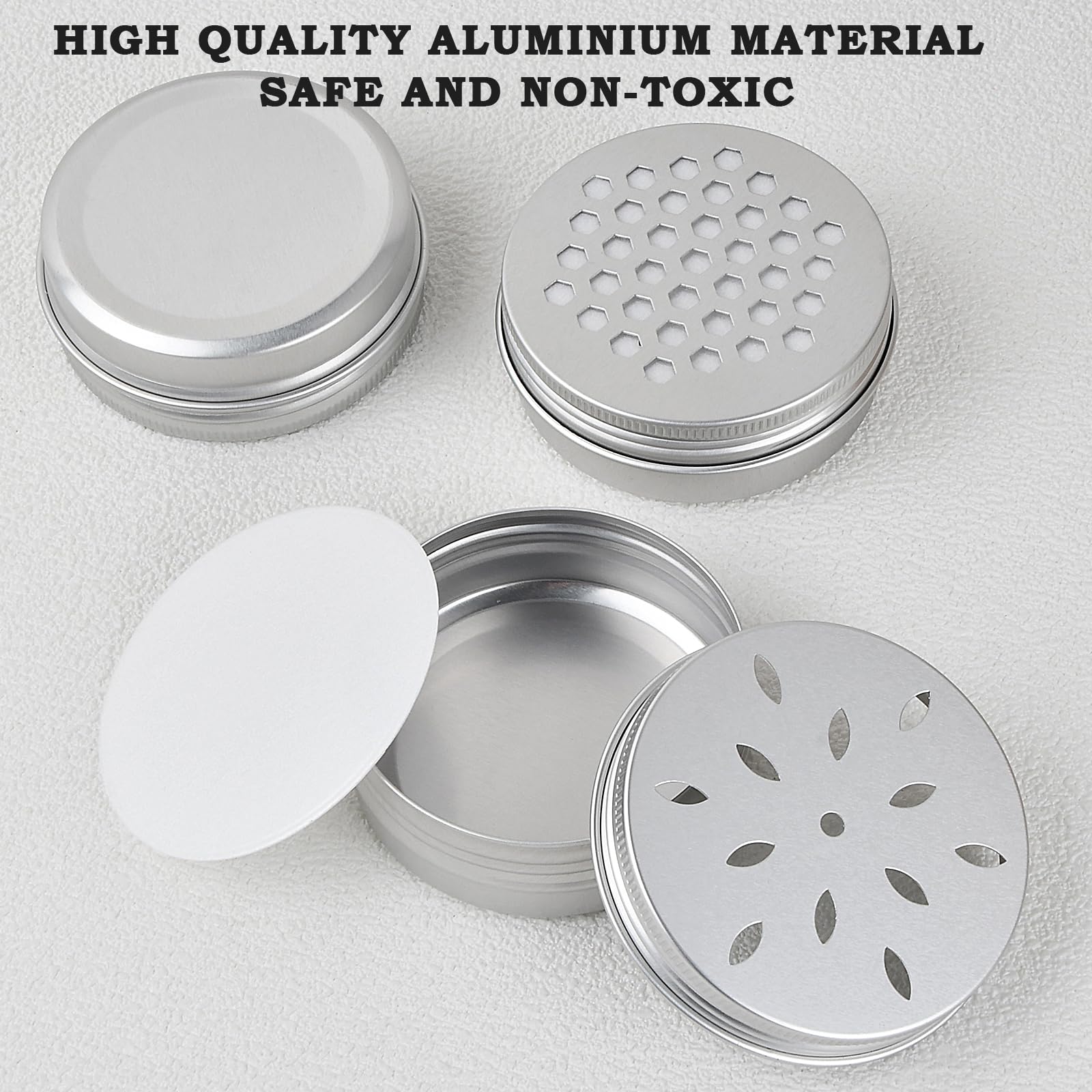 Lot de 12 Boîte de Dressage à l’Odeur – Kit entraînement Nez Chien, Boîtes à Parfum en Aluminium pour Activités de Reniflement, Détection d’odeurs et Stockage Aromatique (Argenté)