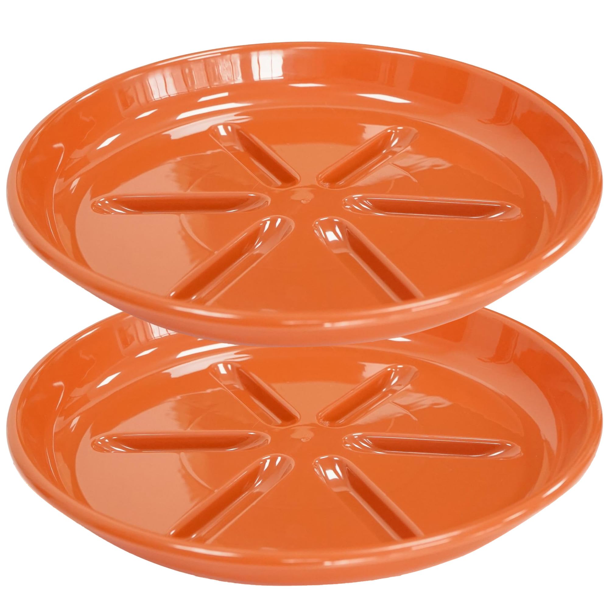 Plant Saucers - 6 Pack Heavy Duty Drainage Trays -21