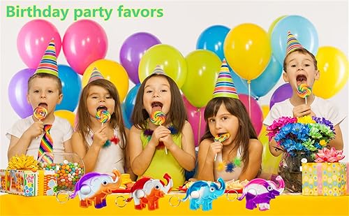 Miniatura 5 de Paquete de 20 regalos de Navidad para estudiantes en el aula, regalos a granel de burbujas de arco iris, regalos de profesores, mini recompensas de