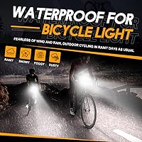 Vista 8 de Sidaqi Luz de bicicleta 28LED USB recargable faro de bicicleta con cuerno 7 modos impermeable súper brillante luces de bicicleta para montar