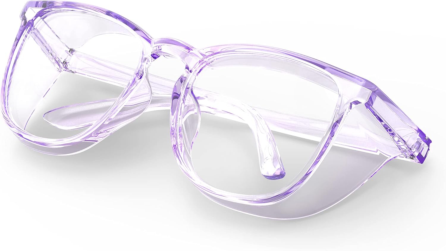 Protective Eyewear Stylish Safety Glasses, Clear AntiFog