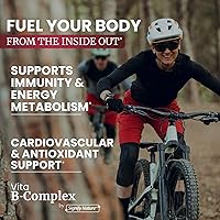 Vista 4 de SIGNIFY NATURE VitaBComplex with Vitamin C and E, B Complex Vitamins for Women & Men, BComplex Supplements, VIT B1, B2, B3, B5, B6, B8, B9, B12