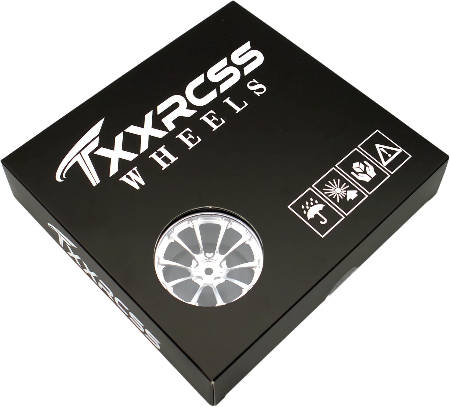 1/10 RC On Road Wheels Rims 12mm Hex Alloy Aluminum Drift Hubs for Scale Rally Racing Car Wheel Tamiya XV01 TA06 A959 PTG2 HPI KYOSHO HSP Touring Street Tyres 4PCS (PP2503 Silver)