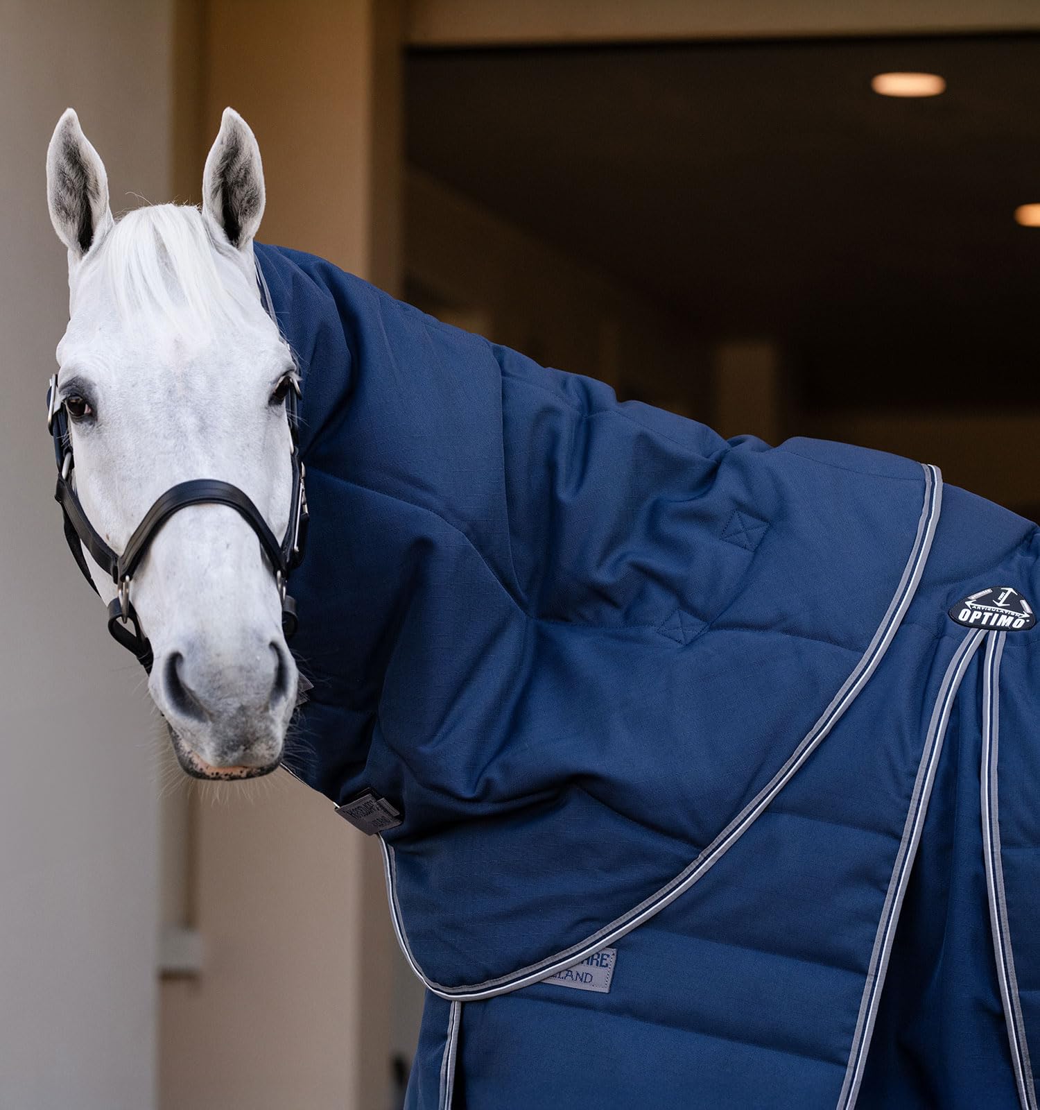 Rambo Optimo Stable Capuche 200 g couvre-cou respirant en polyester ripstop 1000D
