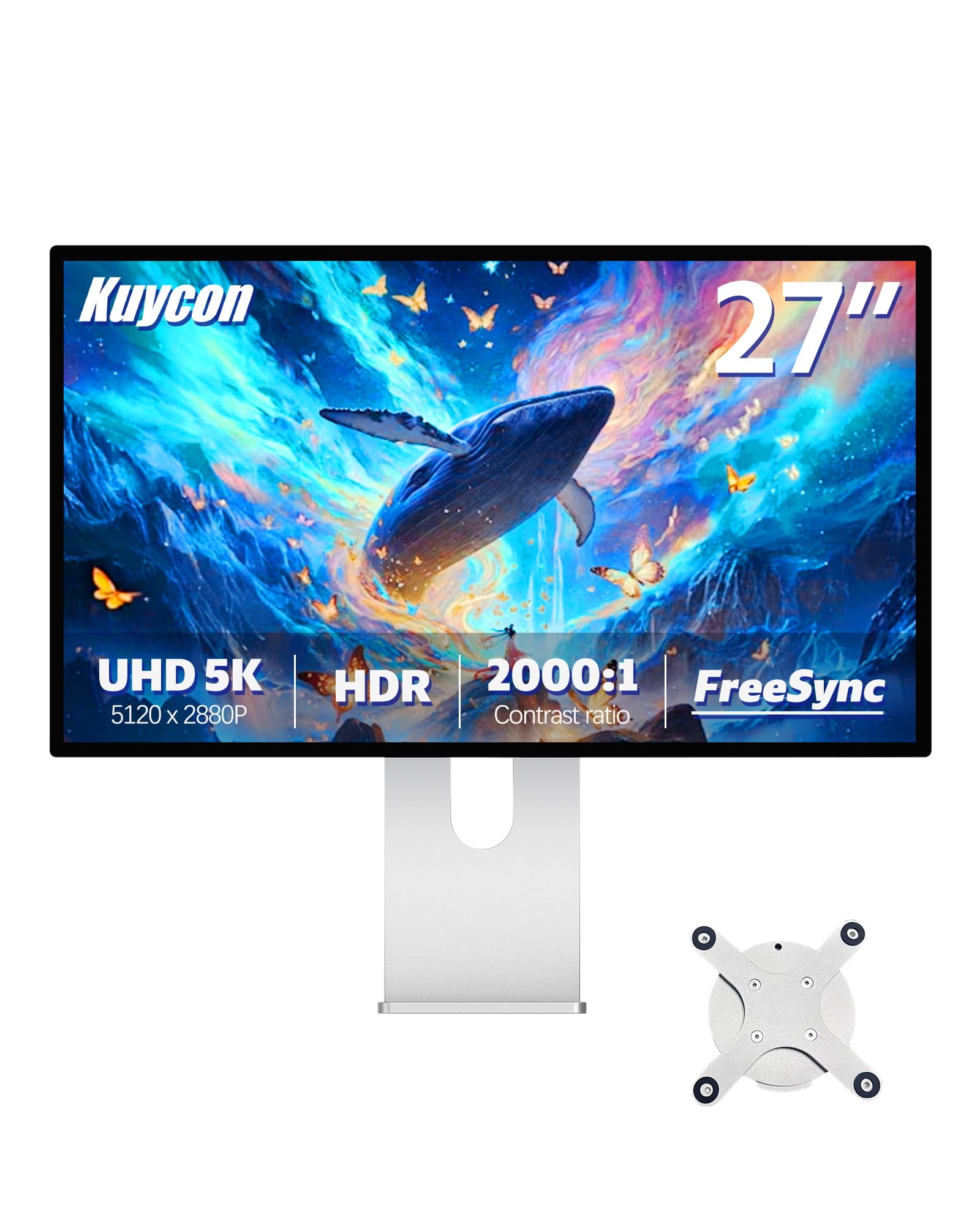 Kuycon Monitor G27P da 27 pollici FHD (5120x2880) 5K, pannello IPS