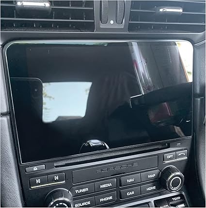 lfotpp car navigation screen protector for 2017 2018 2019 2020 2021 2022 porsche cayman 2017 2019 911 7 inch clear tempered glass infotainment dis