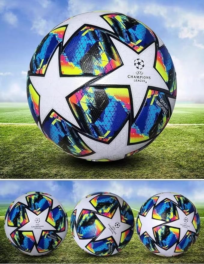 Miniatura 6 de Kiehiu 2021 Champions League Football Fans Memorabilia Soccer Regular No. 4 Regalo de cumpleaños, talla 4