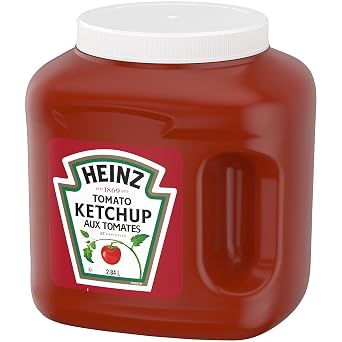 Heinz Big Red Tomato Ketchup Jug, 2.84L/96 fl.oz., Imported from Canada)