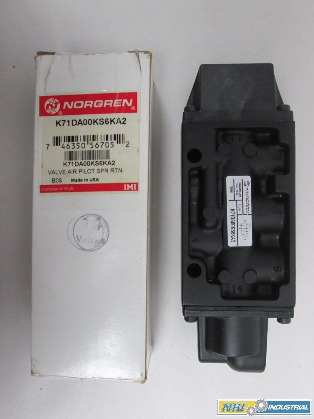 NEW NORGREN K71DA00KS6KA2 5PORT 150PSI 1/4IN NPT AIR VALVE BODY MANIFOLD D319573