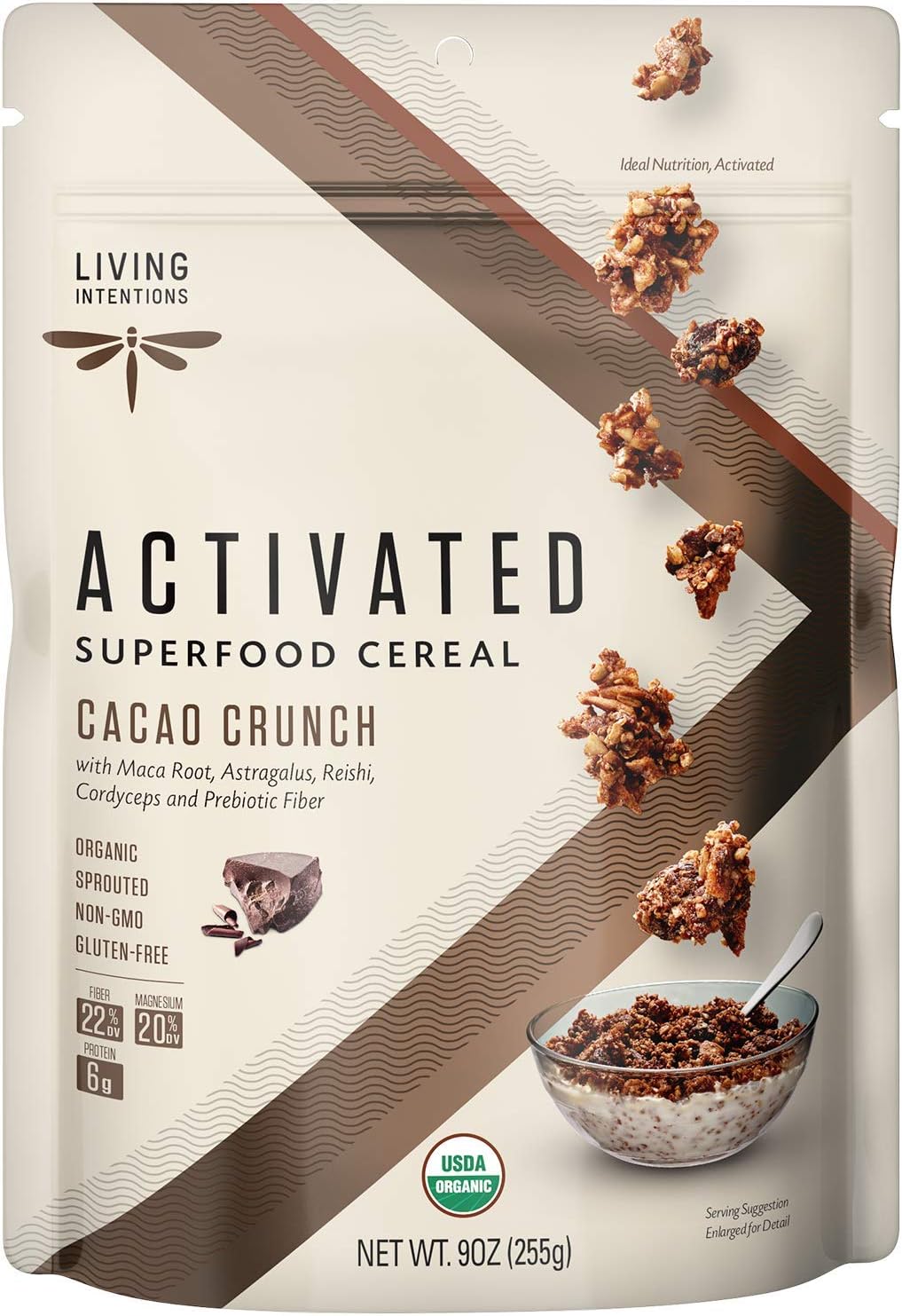 Activated Superfood Cereal Cacao Crunch 9 Oz. 138462
