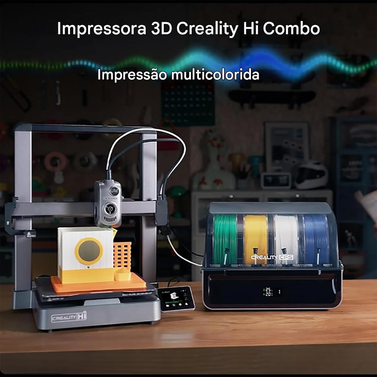 Impressora 3D Creality Hi Combo: Review após 7 dias de uso real