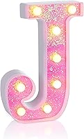 Vista 142 de Foaky LED Letter Lights Sign Marquee Light Up Letters Sign for Night Light Wedding/Birthday Party Battery Powered Christmas Lamp Home Bar