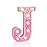 Foaky Pink Light up LettersPink Party Decorations,Girls Room Decor,Glitter Light Up Letters,Alphabet Letter Sign for Night Light Birthday Party Girls Gifts, Home Bar DecorationJ