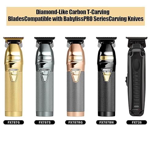 Miniatura 2 de FX707Z - Cuchilla de repuesto DLC 2.0 compatible con recortadora BaByliss FX787 y FX726, compatible con cuchilla de recortadora BaByliss DLC 2.0,