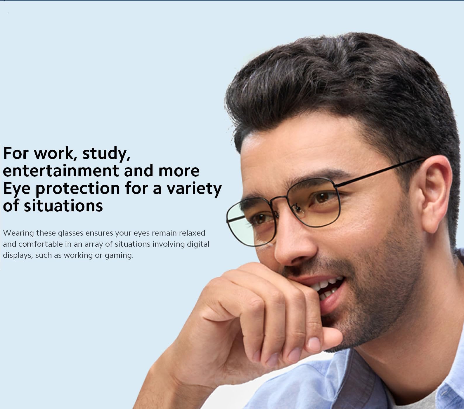 Xiaomi Blue Light Blocking Glasses (Black)