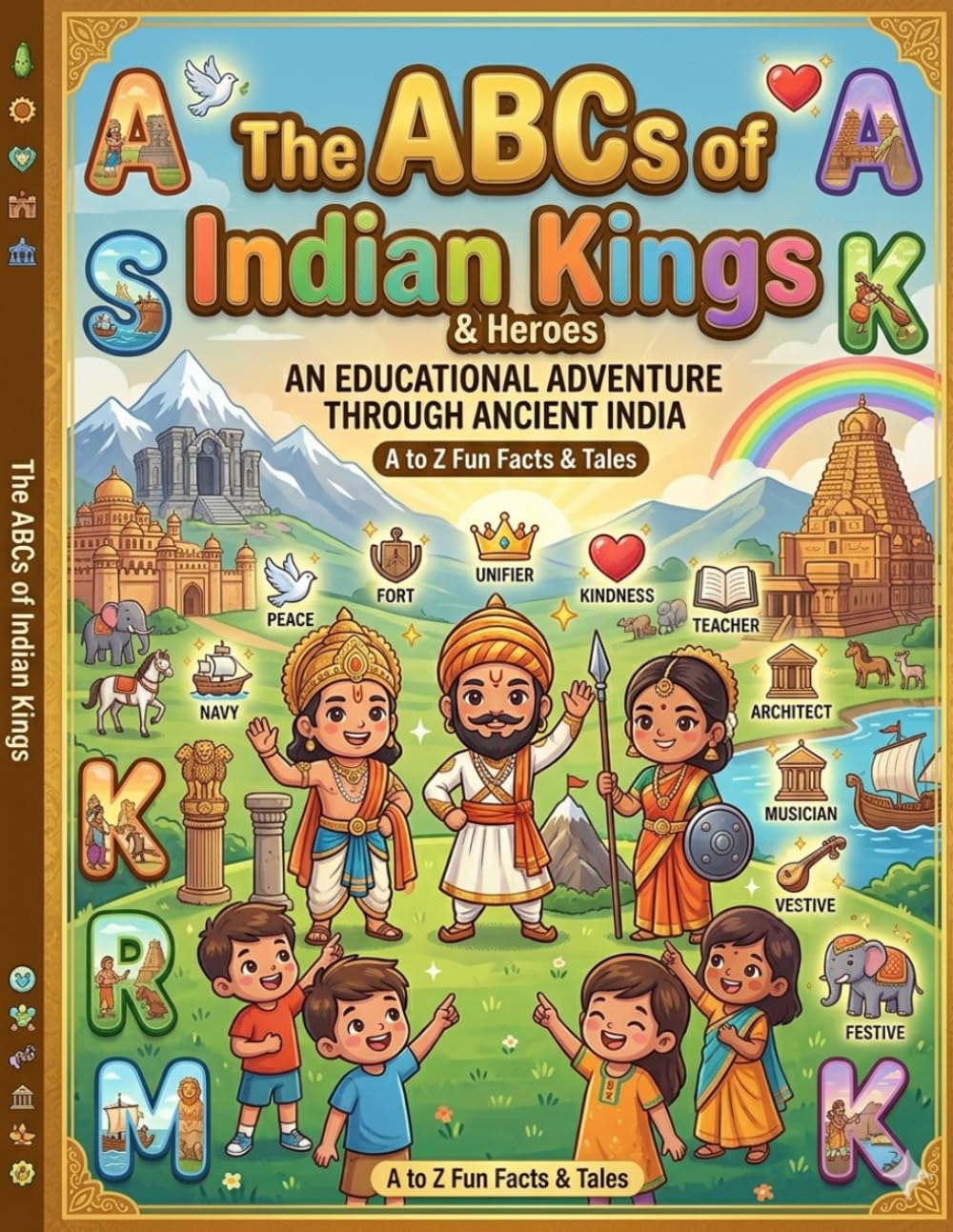 ABCs of Great Indian Kings| An Alphabet Book for Kids 2026 | An A-Z Guide to History, Courage & Wisdom for Young Minds: Fun Facts, Life Lessons & Inspiring Stories from India’s Greatest Rulers