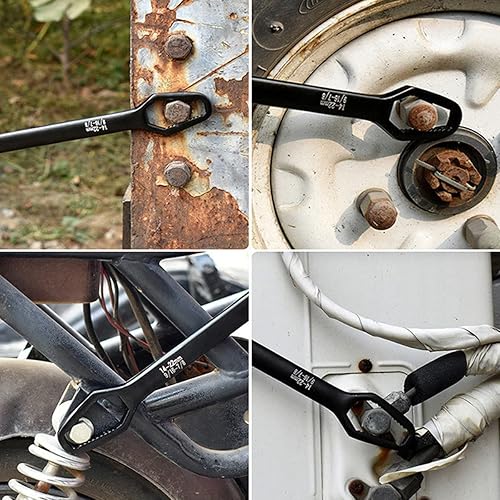 Miniatura 5 de Juego de 4 llaves Torx universales de 516 a 7pulgadas, llave Torx de doble cabeza, ajustable, autoapretable, herramientas de mano, llave de