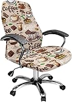 Vista 7 de Xoenoiee Pickles - Fundas para silla de oficina con estampado de corazón, funda elástica para silla de juegos de computadora, fundas universales