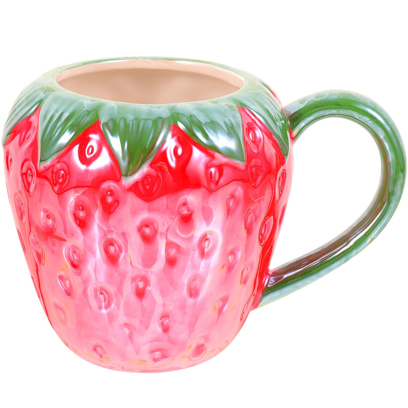 BESPORTBLE Taza de Cerámica de Fresa Taza para Agua para Bebidas para Cocina y Desayuno