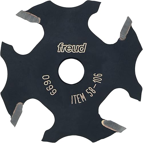 Freud 58-106 916" profundidad x 332" ranura cuatro alas cortador ranurado